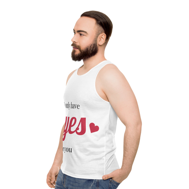 Unisex Valentine's Day Tank | Recycled Polyester 'Love' Tank Top