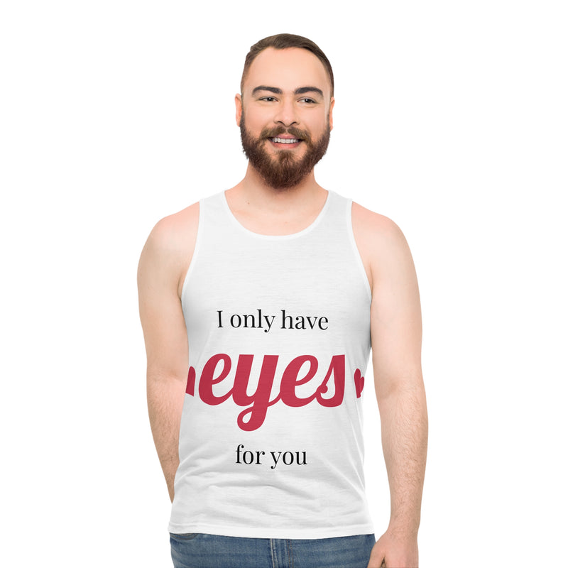 Unisex Valentine's Day Tank | Recycled Polyester 'Love' Tank Top